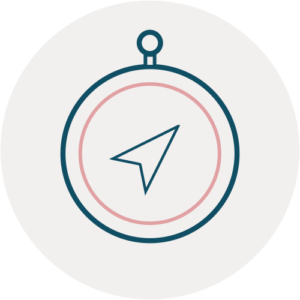 Kompass med vägen framåt för Bolevo